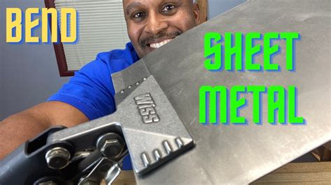 bending sheet metal without a break|bending aluminum sheet without brake.